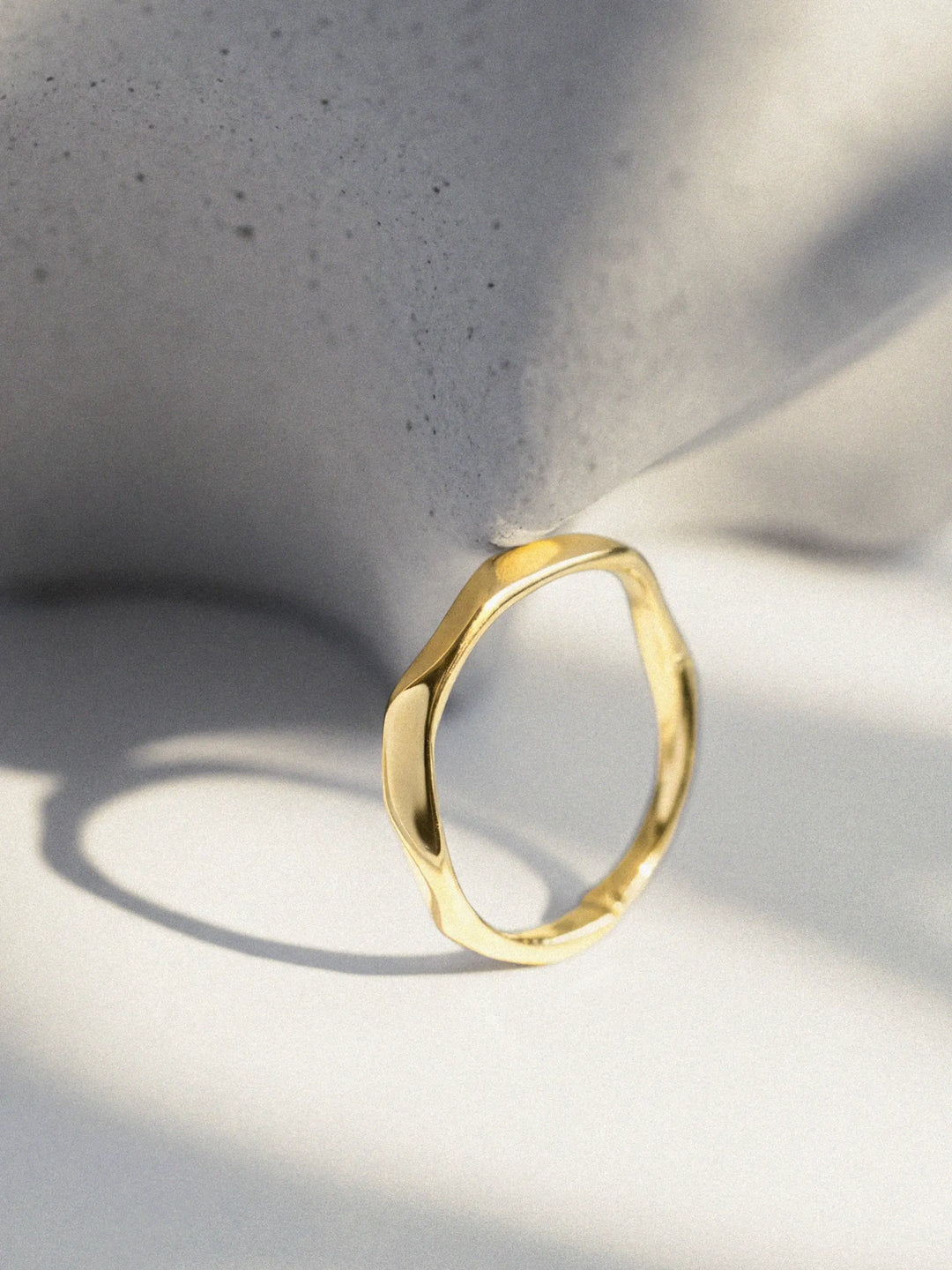 VEER RING IN VERMEIL