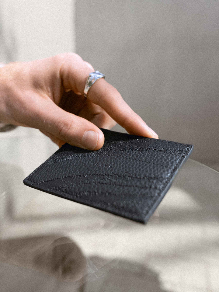 RIPPLE CARD HOLDER DARK BLUE
