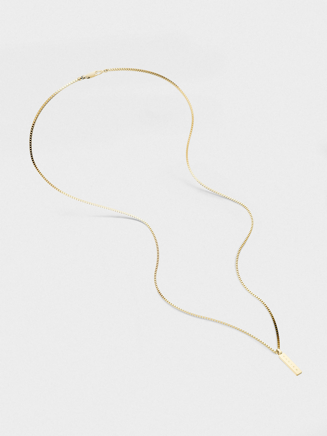 BOX PENDANT NECKLACE