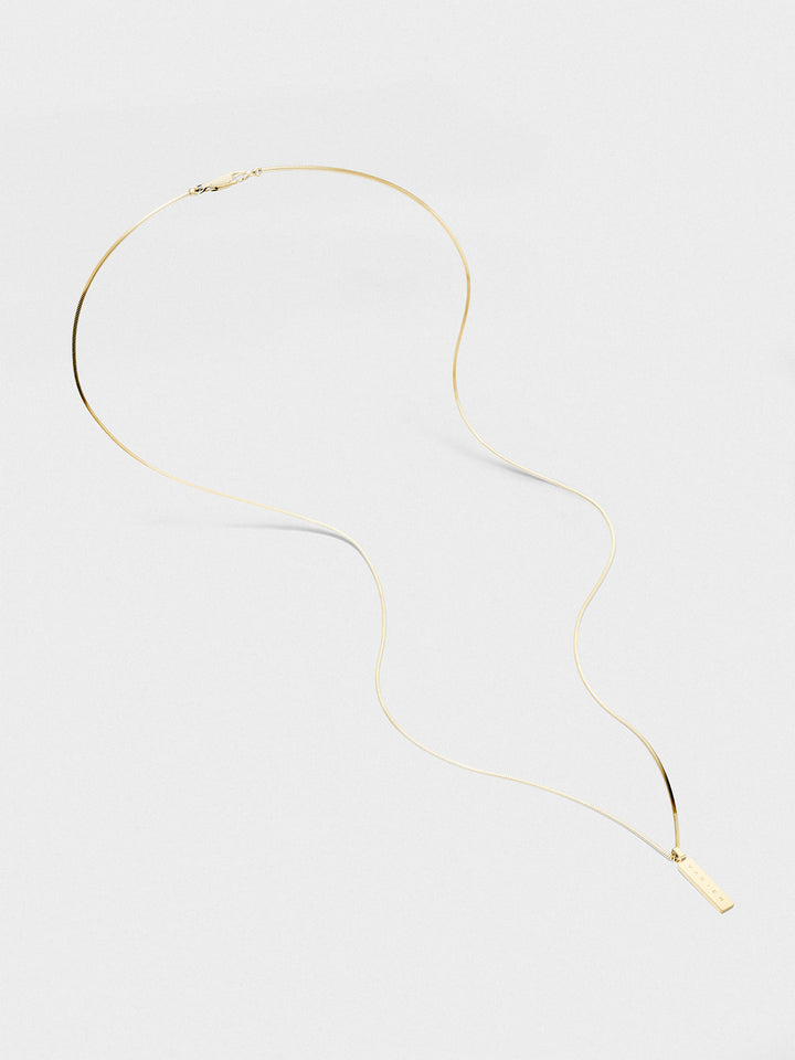 SQUARE PENDANT NECKLACE