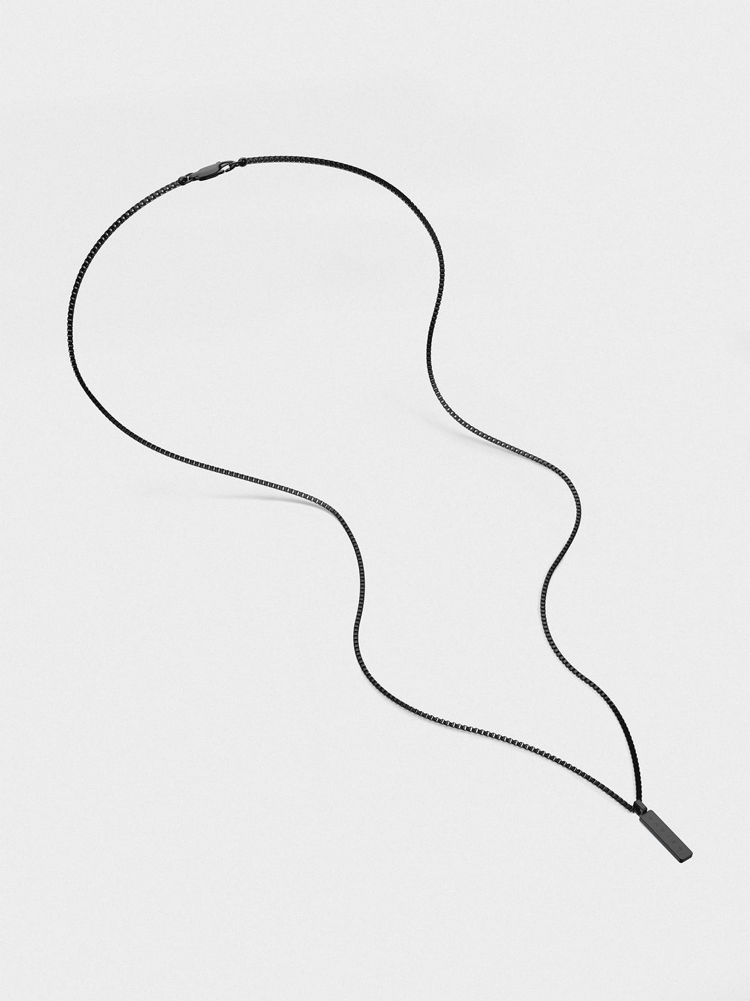 BOX PENDANT NECKLACE